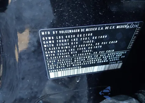 2024 Volkswagen Taos 1.5T Se из США, поврежденный, VIN 3VVVX7B26RM050759